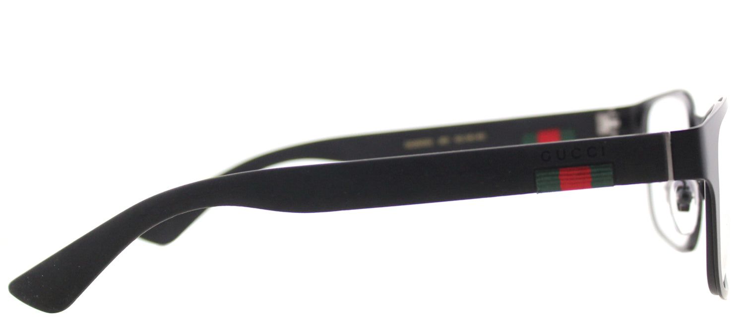 Gucci GG 0013O 001 Square Metal Black Eyeglasses with Demo Lens sold by Gaffos product image thumbnail 3