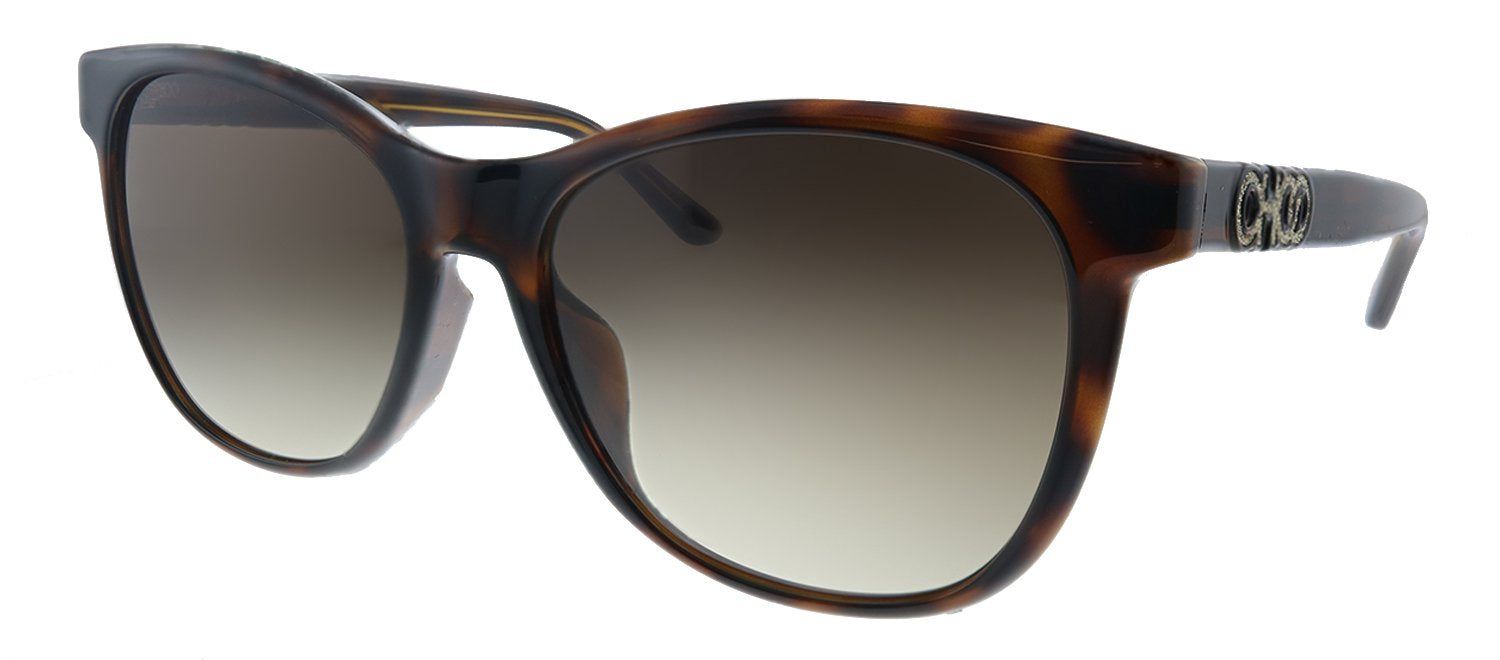 Jimmy Choo JC June/F/S 086 Cat-Eye Plastic Dark Havana Sunglasses with Brown Gradient Lens sold by Gaffos product image thumbnail 2