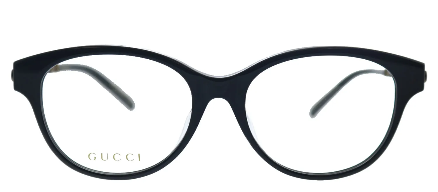 Gucci GG 0658OA 001 Cat-Eye Acetate Black Eyeglasses with Demo Lens sold by Gaffos