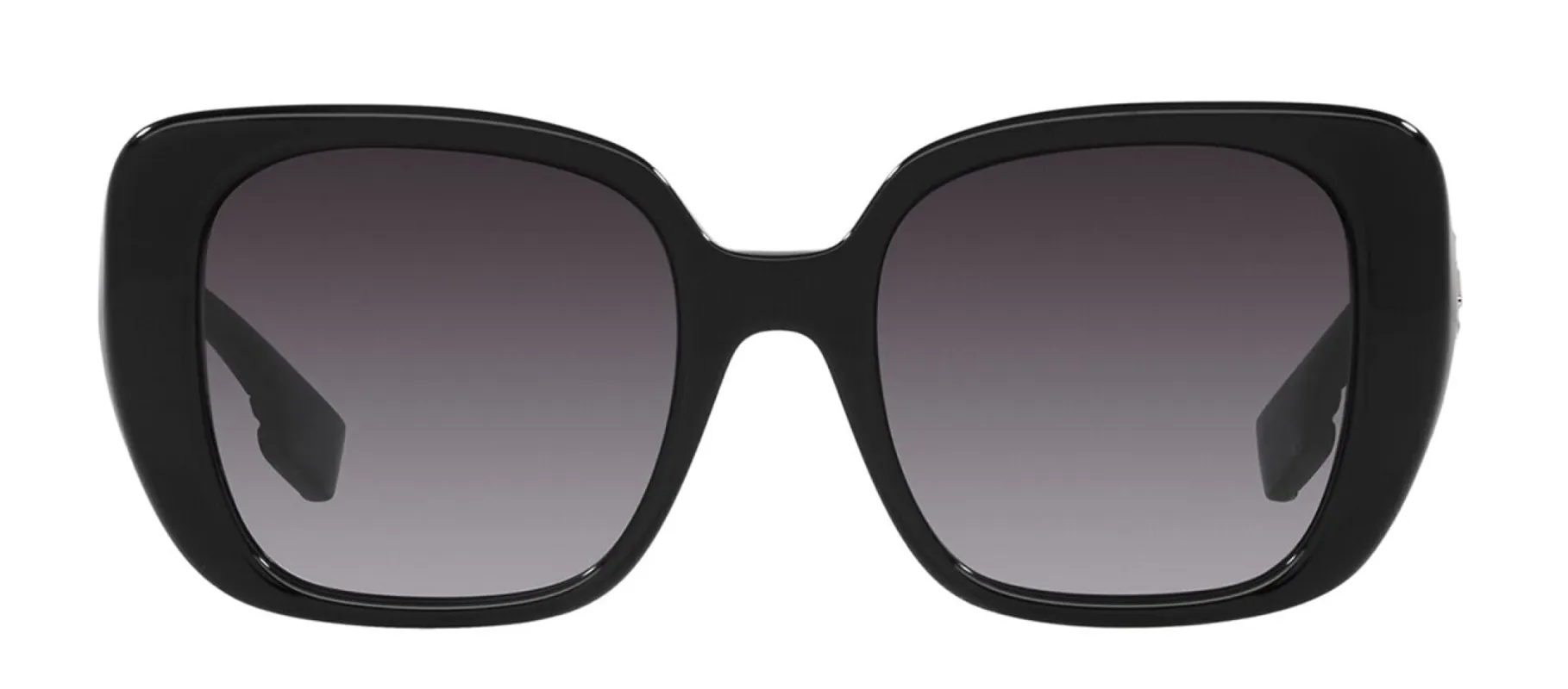 Burberry HELENA BE 4371 30018G Square Plastic Black Sunglasses with Grey Gradient Lens sold by Gaffos