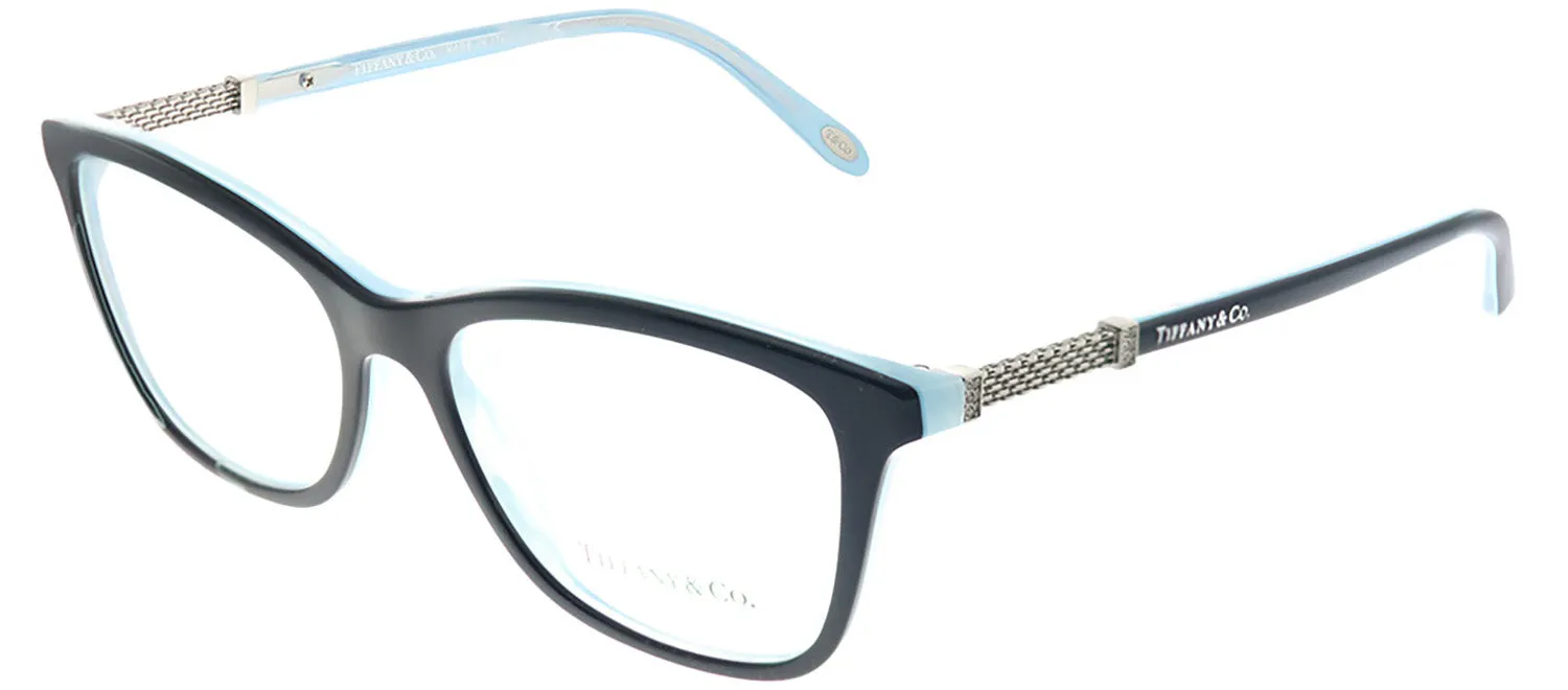 Tiffany & Co. TF 2116B 8193 Square Plastic Black Eyeglasses with Logo Stamped Demo Lenses sold by Gaffos product image thumbnail 2