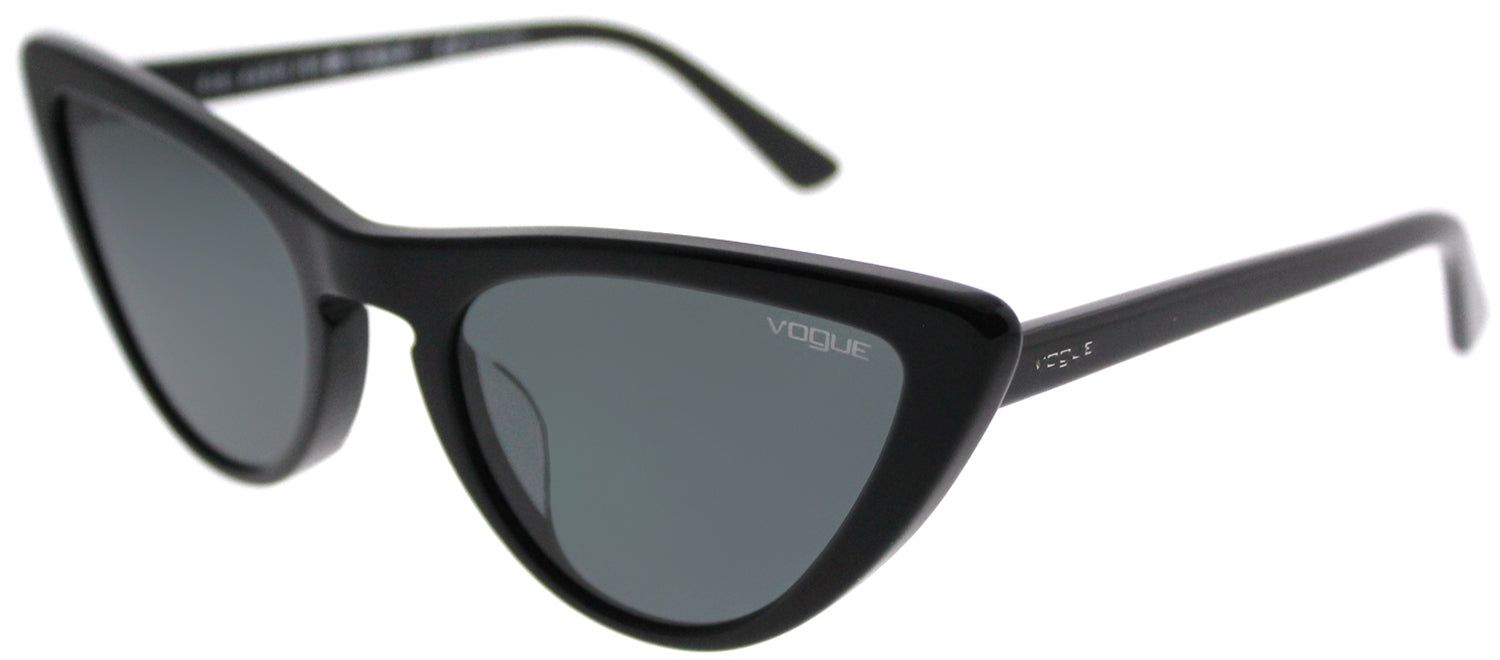 Vogue VO 5211SF W44/87 Cat-Eye Plastic Black Sunglasses with Grey Lens sold by Gaffos product image thumbnail 2