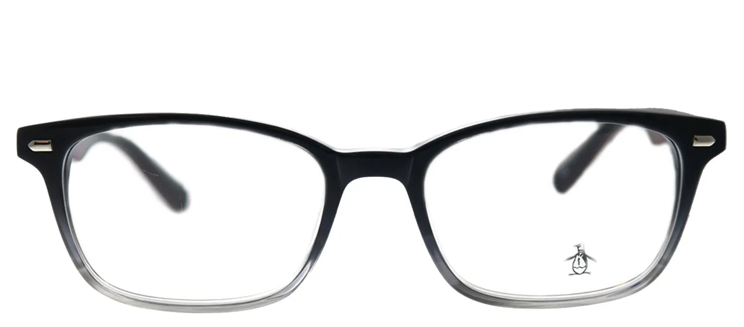 Original Penguin PE Clyde BK Rectangle Plastic Black Eyeglasses with Demo Lens sold by Gaffos