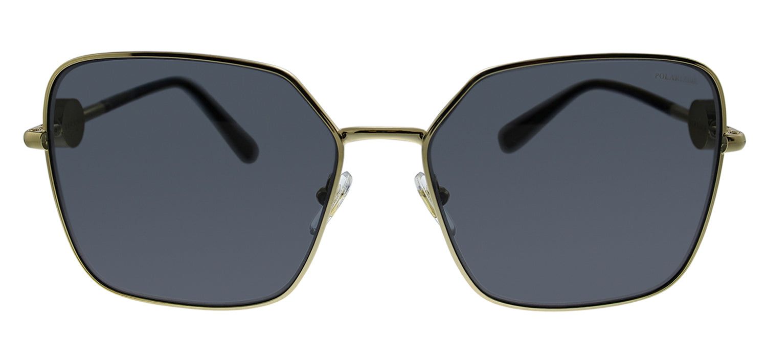 Versace VE 2227 100281 Square Metal Gold Sunglasses with Grey Polarized Lens sold by Gaffos
