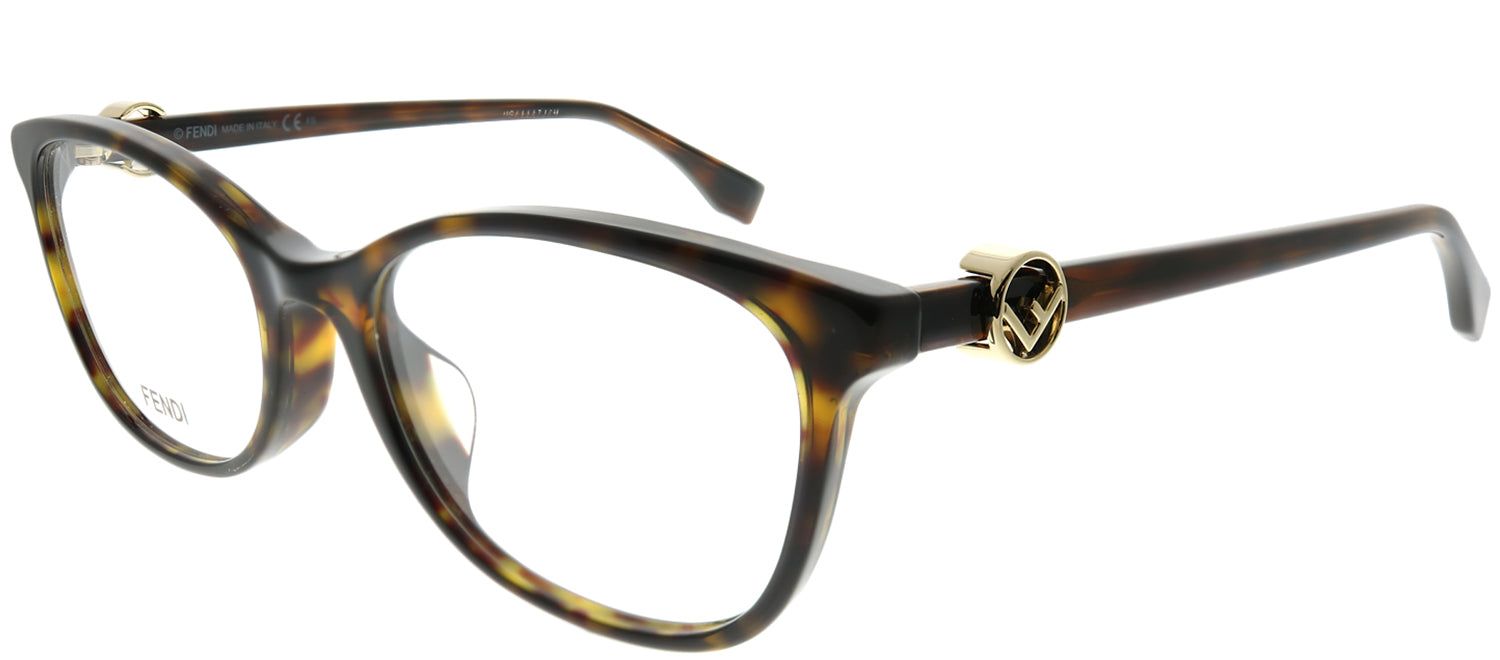 Fendi FF 0337/F 086 Rectangle Plastic Tortoise/ Havana Eyeglasses with Demo Lens sold by Gaffos product image thumbnail 2
