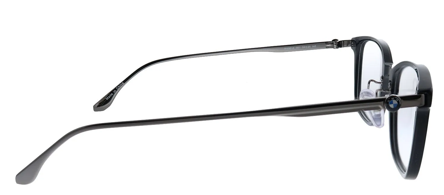 BMW BW 5014 001 Square Plastic Black Eyeglasses with Demo Lens sold by Gaffos product image thumbnail 3