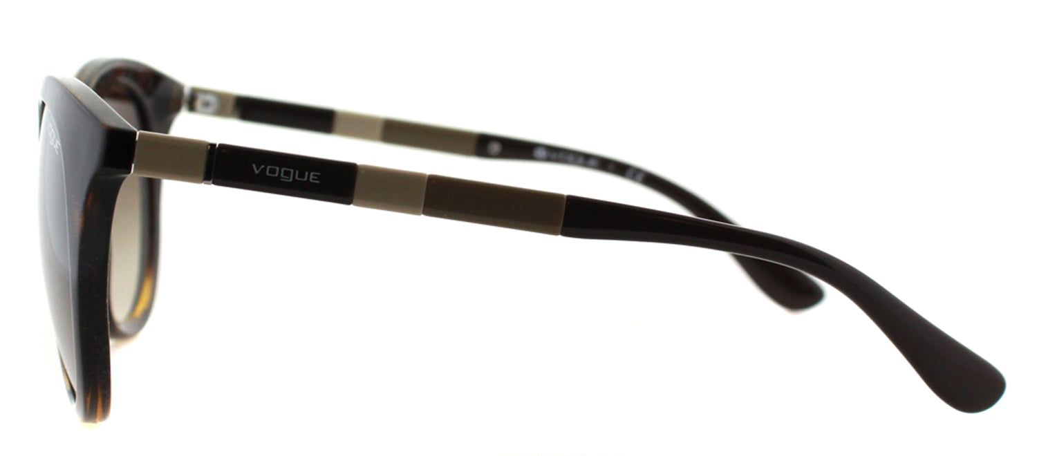 Vogue Eyewear VO 2971 W65613 Oval Plastic Brown Sunglasses with Brown Gradient Lens sold by Gaffos product image thumbnail 3