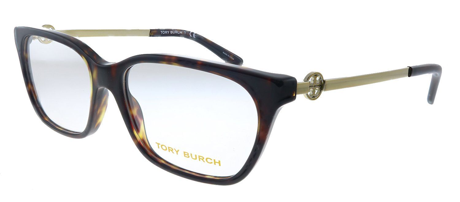 Tory Burch TY 2107 1800 Square Plastic Dark Tortoise Eyeglasses with Demo Lens sold by Gaffos product image thumbnail 2