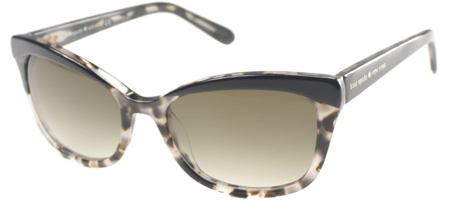 Kate Spade KS Amara JAZ Cat-Eye Plastic Black Sunglasses with Brown Gradient Lens sold by Gaffos product image thumbnail 2