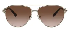 Tiffany & Co. TF 3092 60213B Aviator Metal Gold Sunglasses with Brown Gradient Lens sold by Gaffos