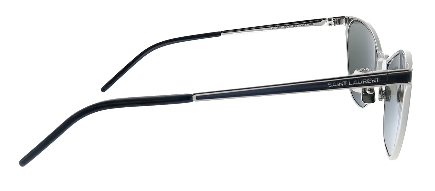 Saint Laurent SL 409 001 Cat-Eye Metal Silver Sunglasses with Grey Lens sold by Gaffos product image thumbnail 3