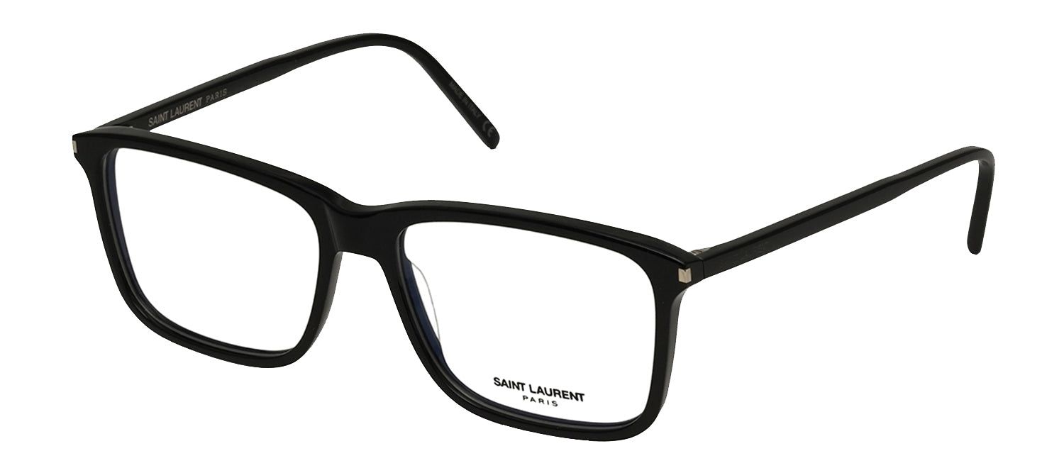Saint Laurent SL 454 001 Rectangle Plastic Black Eyeglasses with Anti-Reflective Lens sold by Gaffos product image thumbnail 2