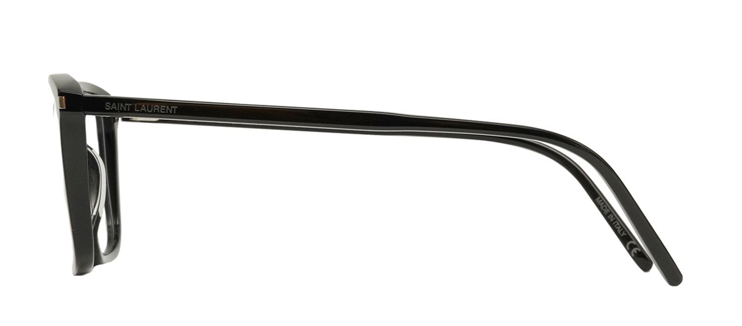 Saint Laurent SL 454 001 Rectangle Plastic Black Eyeglasses with Anti-Reflective Lens sold by Gaffos product image thumbnail 3