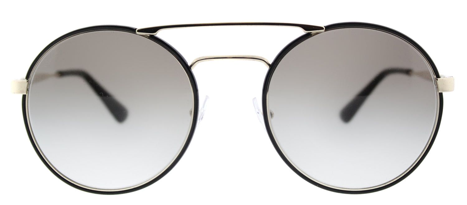 Prada PR 51SS 1AB0A7 Round Metal Gold Sunglasses with Grey Gradient Lens sold by Gaffos