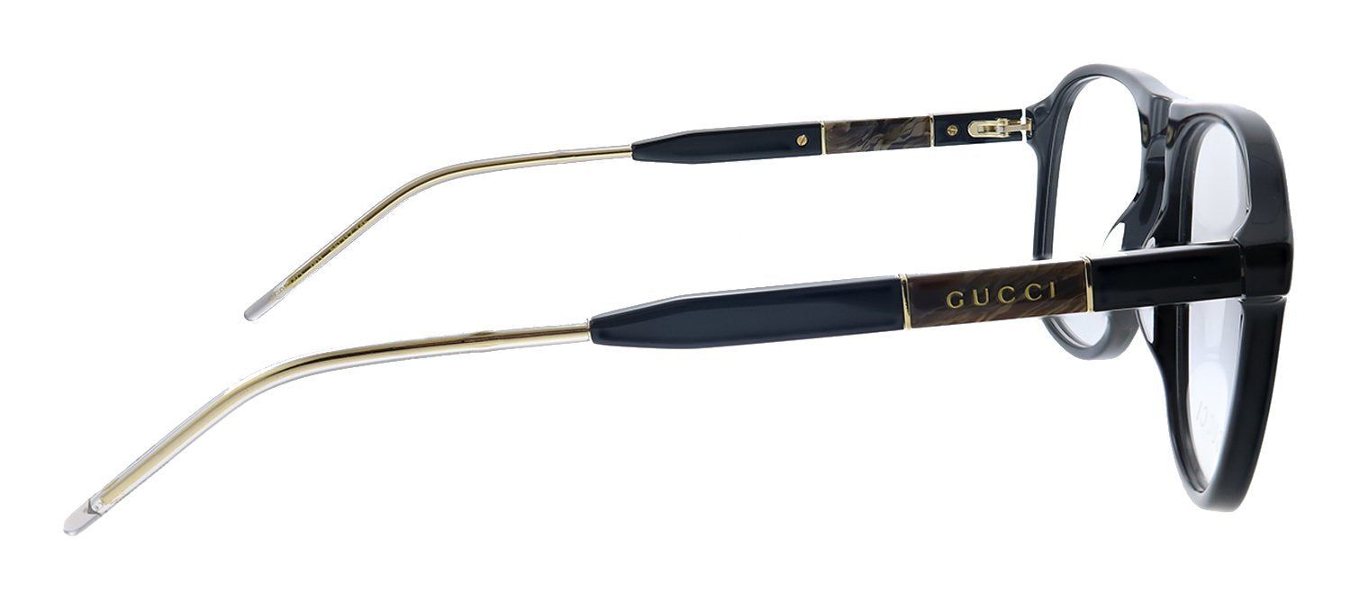 Gucci GG 0844O 001 Aviator Acetate Black Eyeglasses with Demo Lens sold by Gaffos product image thumbnail 3