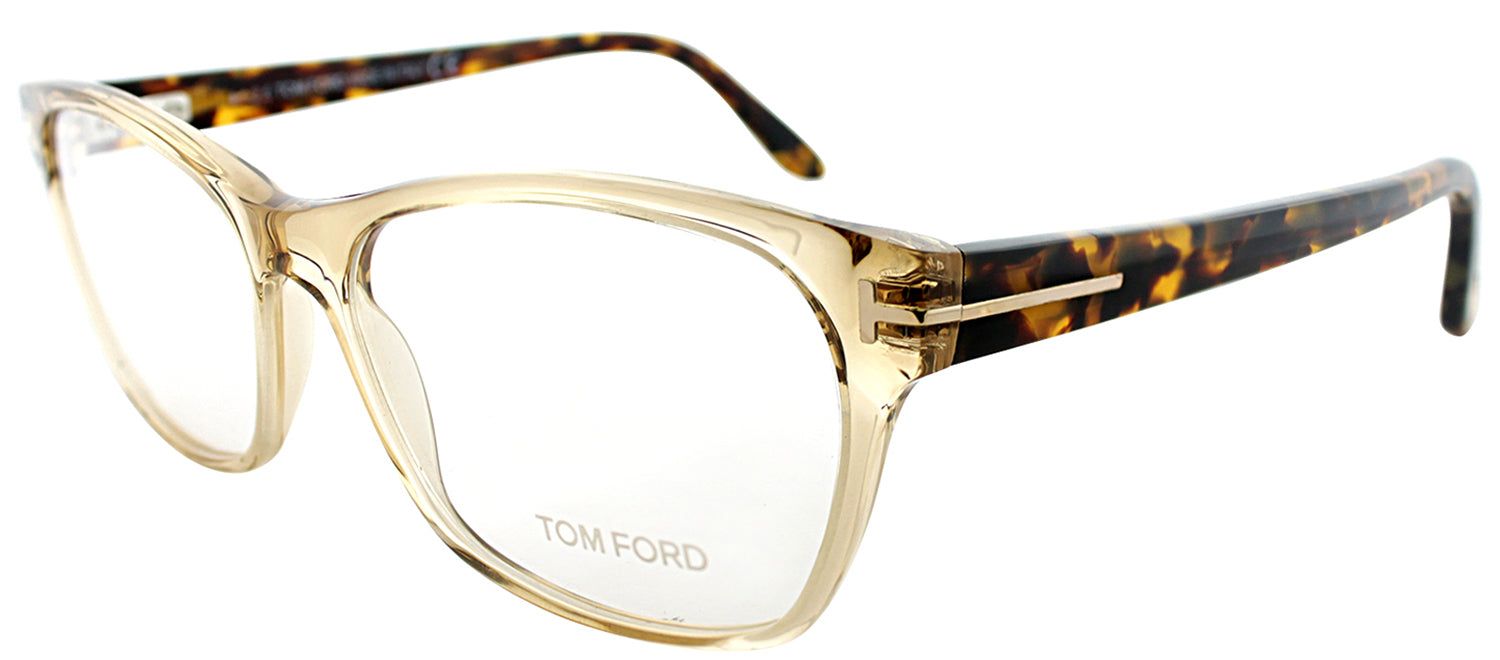 Tom Ford FT 5405 045 Rectangle Plastic Brown Eyeglasses with Demo Lens sold by Gaffos product image thumbnail 2