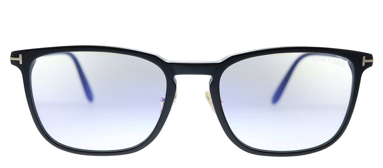 Tom Ford FT 5699-B 001 Square Plastic Shiny Black Eyeglasses with Demo Lens sold by Gaffos