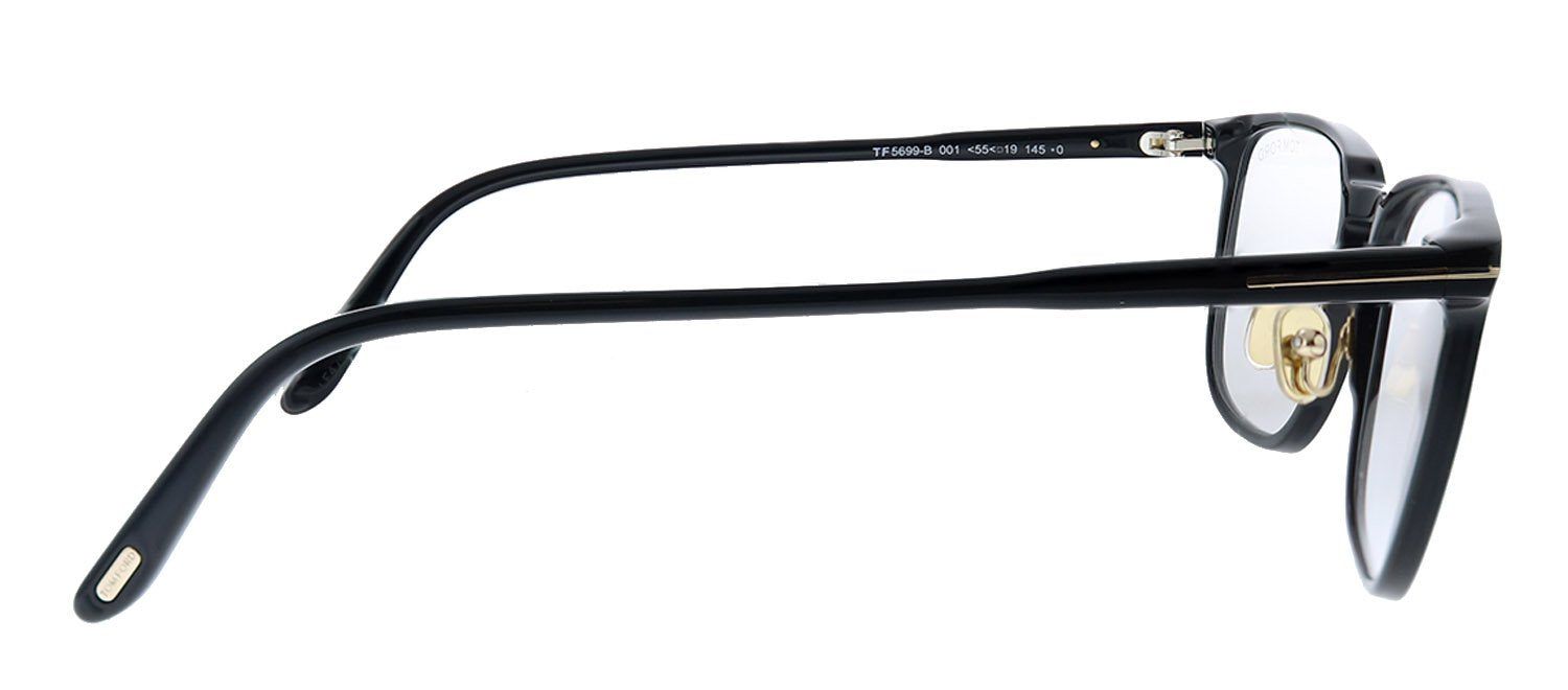 Tom Ford FT 5699-B 001 Square Plastic Shiny Black Eyeglasses with Demo Lens sold by Gaffos product image thumbnail 3