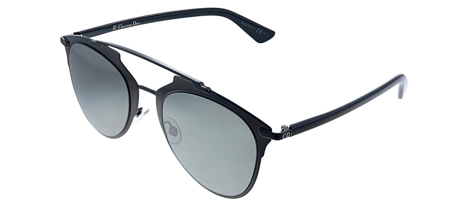 Dior CD Reflected M2P Aviator Metal Black Sunglasses with Black Mirror Lens sold by Gaffos product image thumbnail 2