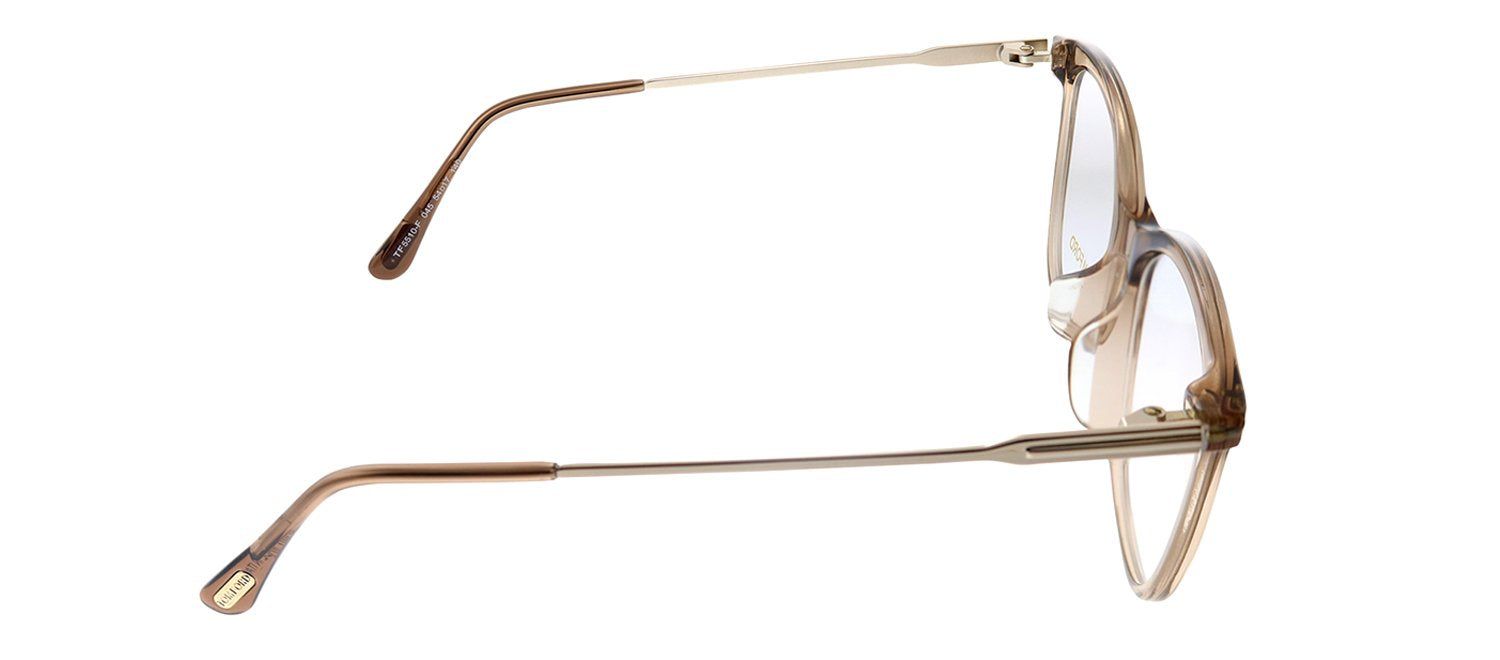 Tom Ford TF 5510F 045 Geometric Plastic Brown Eyeglasses with Demo Lens sold by Gaffos product image thumbnail 3