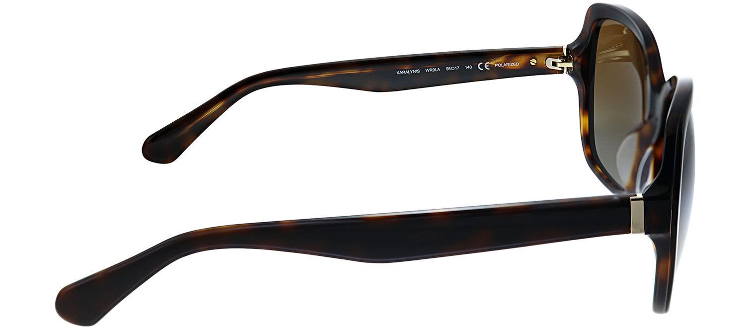 Kate Spade KS Karalyn WR9 Square Plastic Brown Sunglasses with Brown Polarized Lens sold by Gaffos product image thumbnail 3
