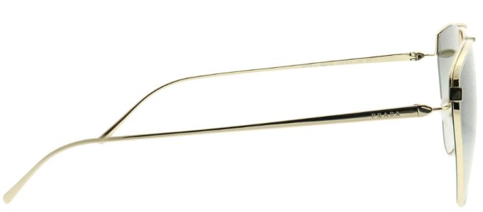 Prada PR 51US ZVN5O0 Aviator Metal Gold Sunglasses with Grey Gradient Mirror Lens sold by Gaffos