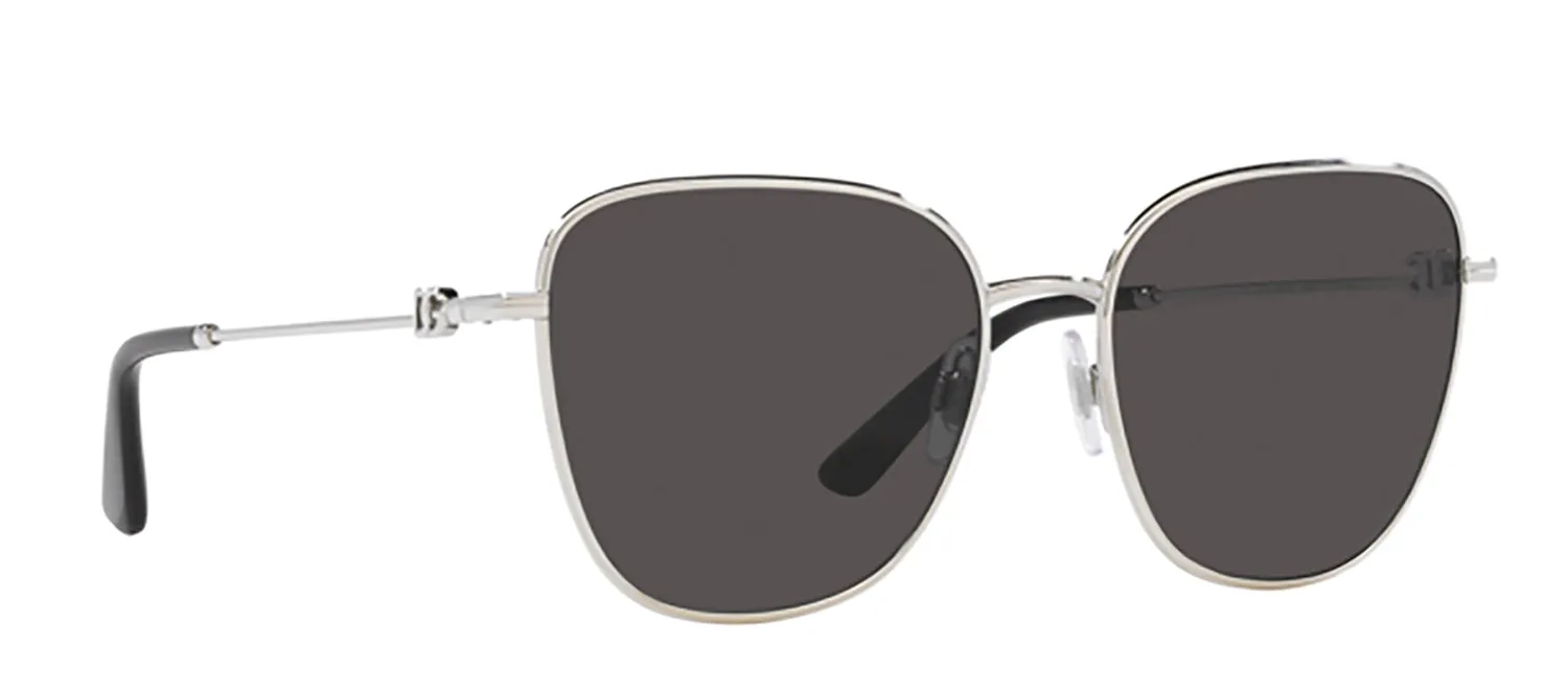 Dolce & Gabbana DG 2293 05/87 Butterfly Metal Silver Sunglasses with Grey Lens sold by Gaffos product image thumbnail 2