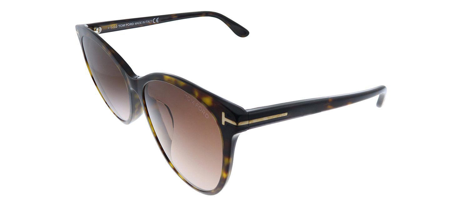 Tom Ford FT 787/F/S 52F Round Plastic Havana Sunglasses with Brown Gradient Lens sold by Gaffos product image thumbnail 2