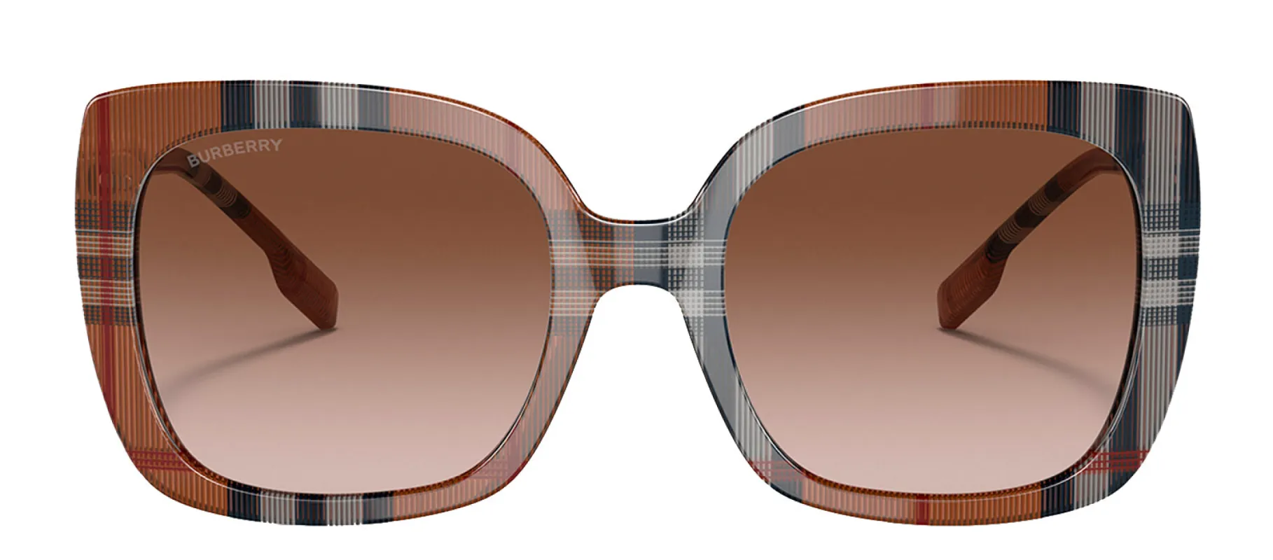 Burberry CAROLL BE 4323 400513 Square Plastic Brown Sunglasses with Brown Gradient Lens sold by Gaffos