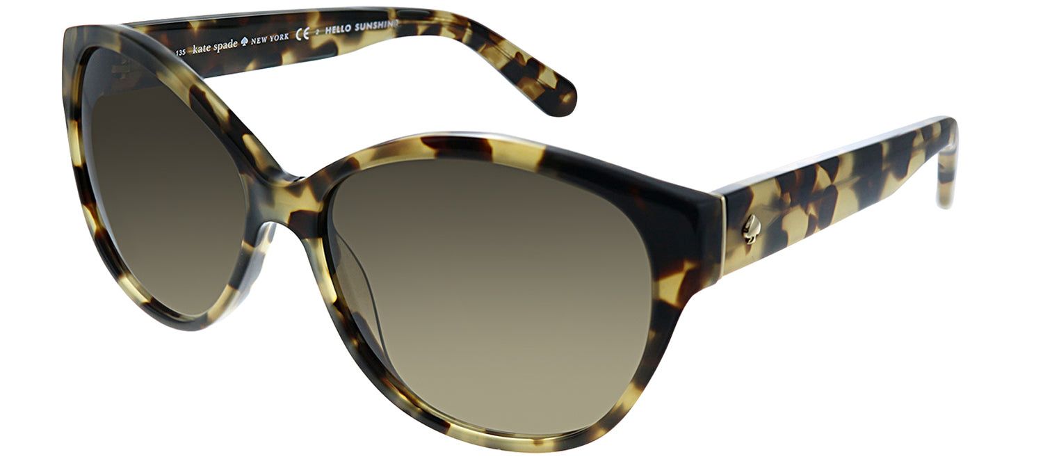 Kate Spade KS Kiersten2 ESP Oval Plastic Tortoise/ Havana Sunglasses with Brown Gradient Lens sold by Gaffos product image thumbnail 2