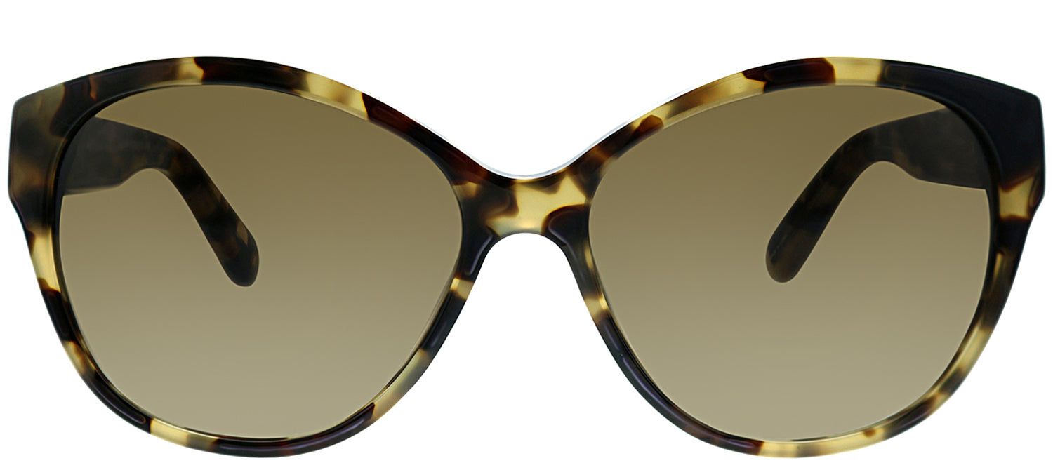 Kate Spade KS Kiersten2 ESP Oval Plastic Tortoise/ Havana Sunglasses with Brown Gradient Lens sold by Gaffos