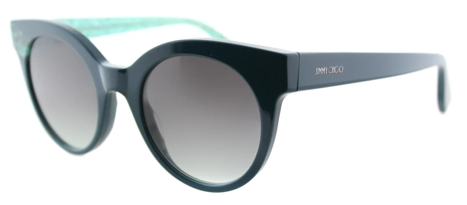 Jimmy Choo JC Mirta Q4S Cat-Eye Plastic Blue Sunglasses with Grey Gradient Lens sold by Gaffos product image thumbnail 2