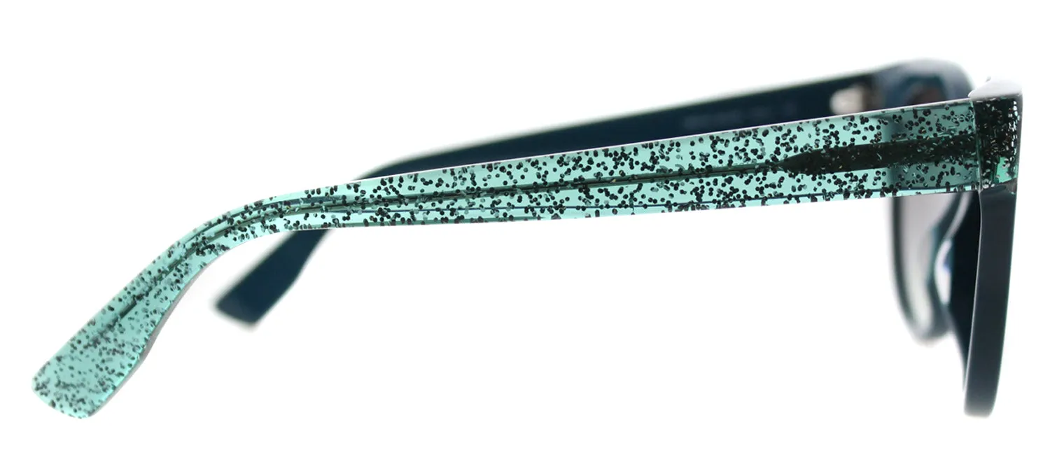 Jimmy Choo JC Mirta Q4S Cat-Eye Plastic Blue Sunglasses with Grey Gradient Lens sold by Gaffos product image thumbnail 3