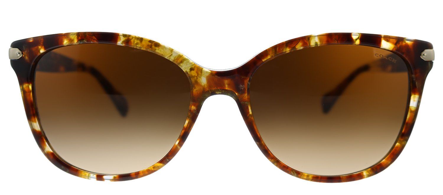 Coach L109 HC 8132 563174 Cat-Eye Plastic Havana Sunglasses with Brown Gradient Lens sold by Gaffos