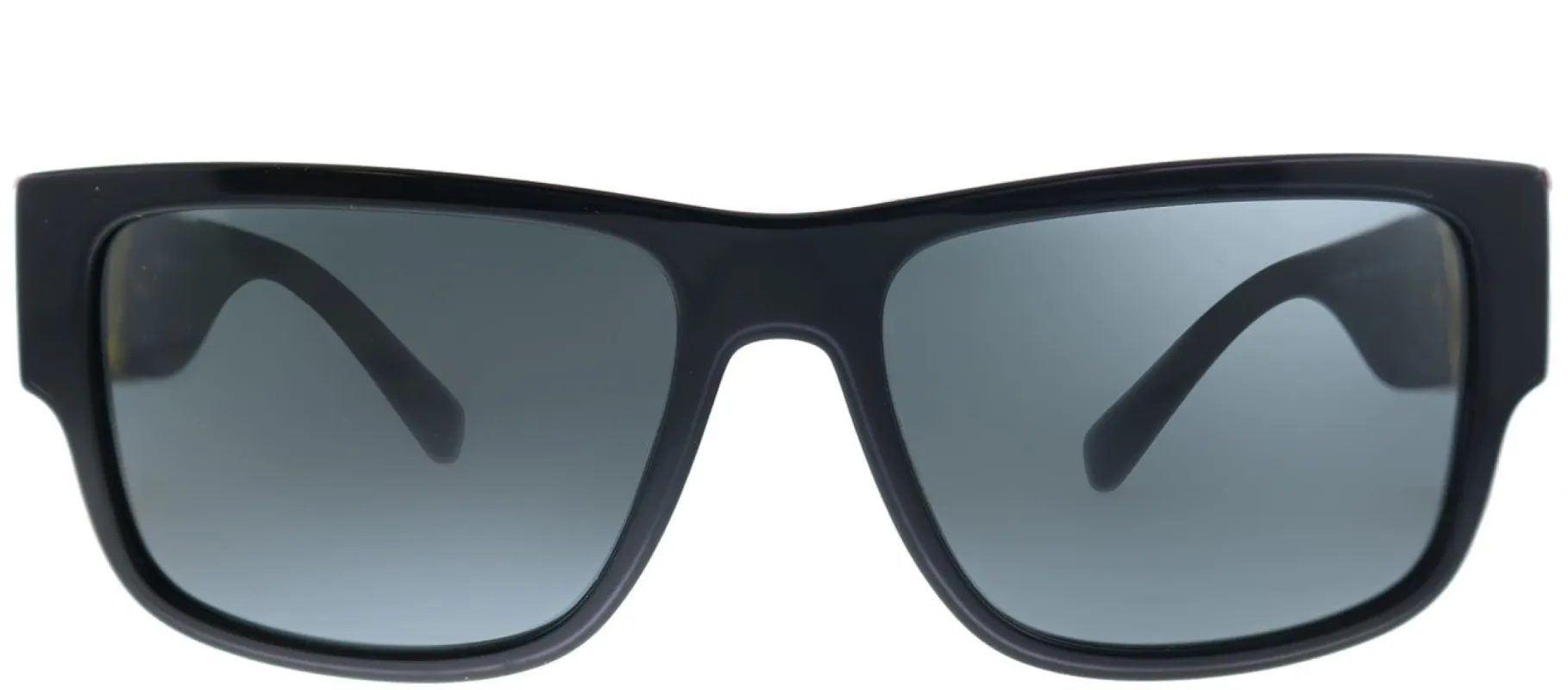 Versace VE 4369 GB1/87 Rectangle Plastic Black Sunglasses with Grey Lens sold by Gaffos