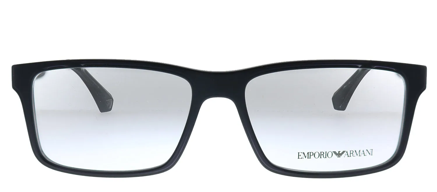 Emporio Armani EA 3038 5063 Rectangle Plastic Black Eyeglasses with Demo Lens sold by Gaffos