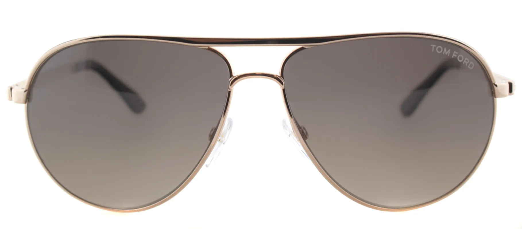 Tom Ford Marko TF 144 28D Aviator Metal Gold Sunglasses with Grey Gradient Polarized Lens sold by Gaffos