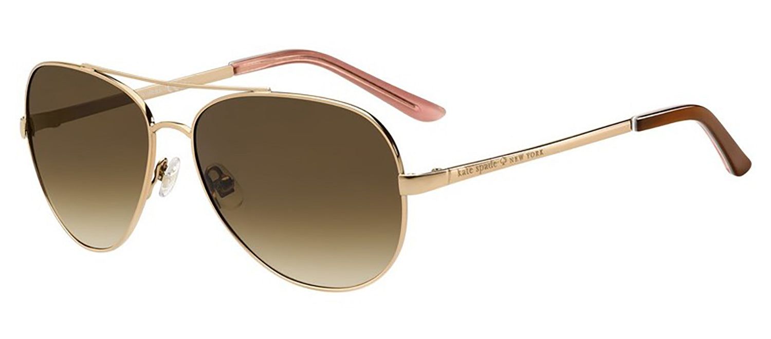 Kate Spade KS Avaline/S AU2_Y6 Aviator Metal Gold Sunglasses with Brown Gradient Lens sold by Gaffos product image thumbnail 2