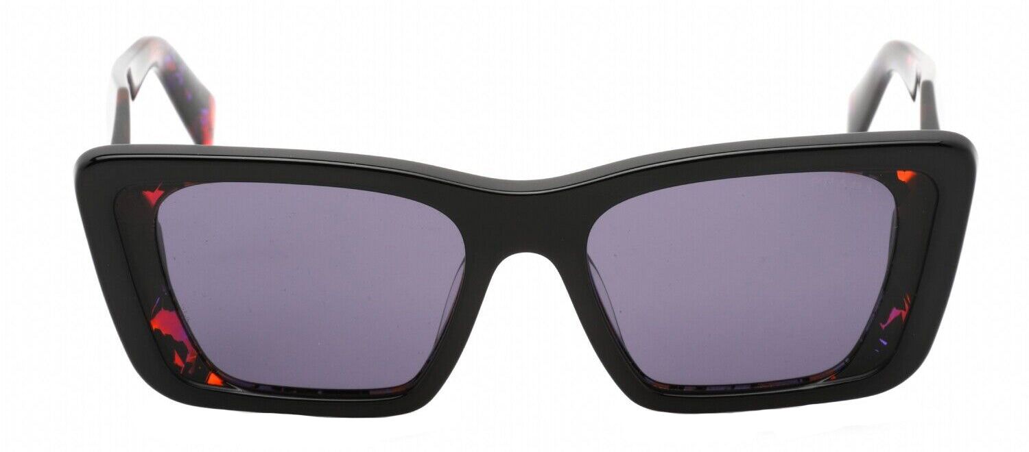Prada PR 08YS 04V6O2 Butterfly Plastic Black Sunglasses with Dark Grey Solid Color Lens sold by Gaffos product image thumbnail 2