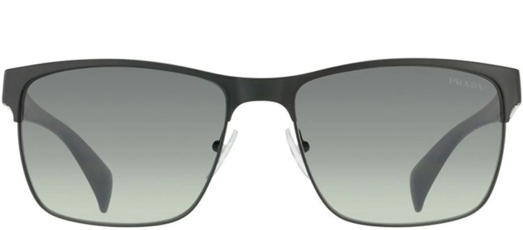 Prada PR 51OS FAD3M1 Fashion Metal Black Sunglasses with Grey Gradient Lens sold by Gaffos