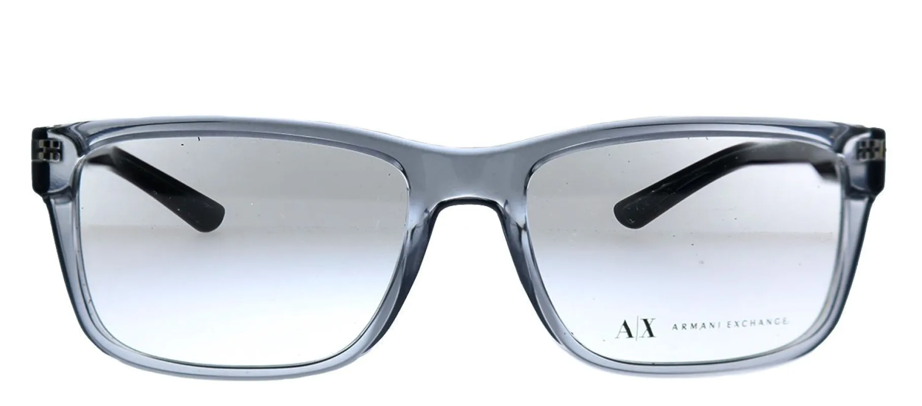 Armani Exchange AX 3016 8239 Square Plastic Grey Eyeglasses with Demo Lens sold by Gaffos
