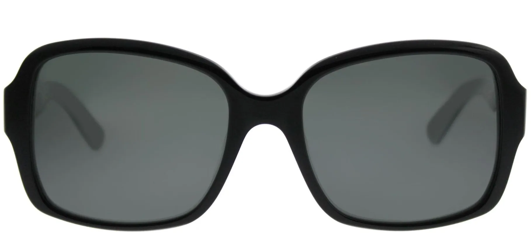 Kate Spade KS Annora/P QOP Rectangle Plastic Black Sunglasses with Grey Polarized Lens sold by Gaffos
