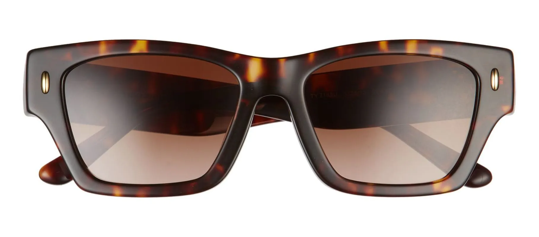 Tory Burch TY 7169U 172813 Rectangle Plastic Tortoise Sunglasses with Brown Gradient Lens sold by Gaffos