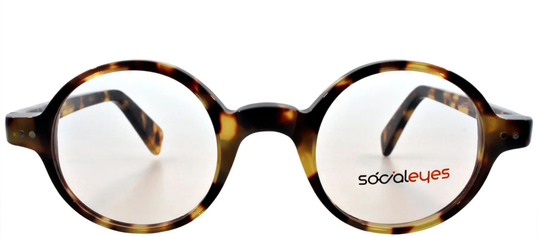 Socialeyes Lance SE LANCE C02 Round Plastic Tortoise/ Havana Eyeglasses with Demo Lens made by Gaffos