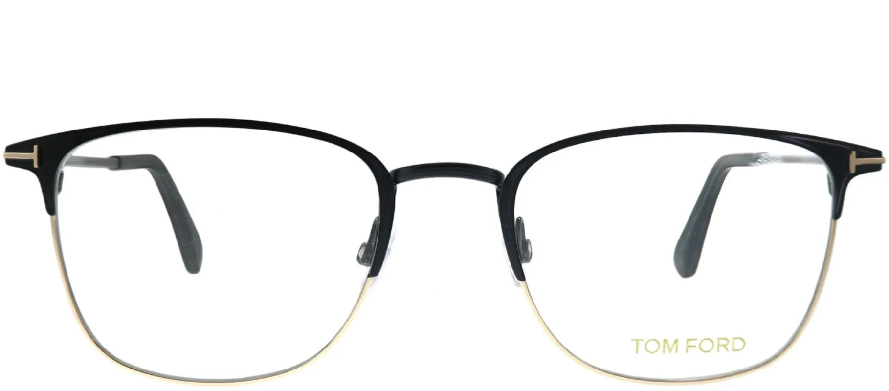 Tom Ford FT 5453 002 Square Metal Black Eyeglasses with Demo Lens sold by Gaffos