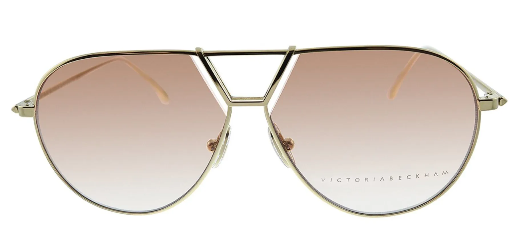 Victoria Beckham VB 2106 705 Pilot Metal Gold Sunglasses with Brown Gradient Lens sold by Gaffos