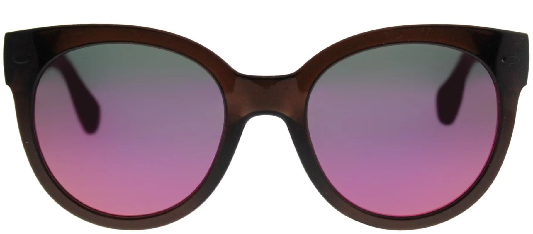 Havaianas HA Noronha/M Round Plastic Brown Sunglasses with Pink Mirror Lens sold by Gaffos