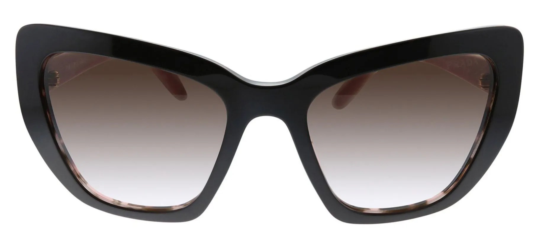 Prada PR 08VS ROL0A6 Cat-Eye Plastic Brown Sunglasses with Brown Gradient Lens sold by Gaffos