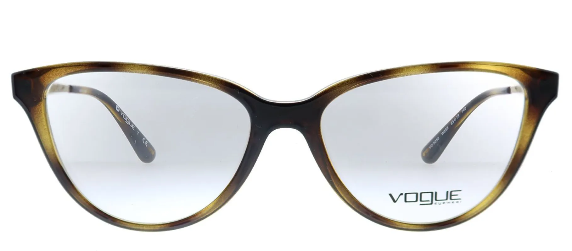 Vogue Eyewear VO 5258 W656 Cat-Eye Plastic Havana Eyeglasses with Demo Lens sold by Gaffos