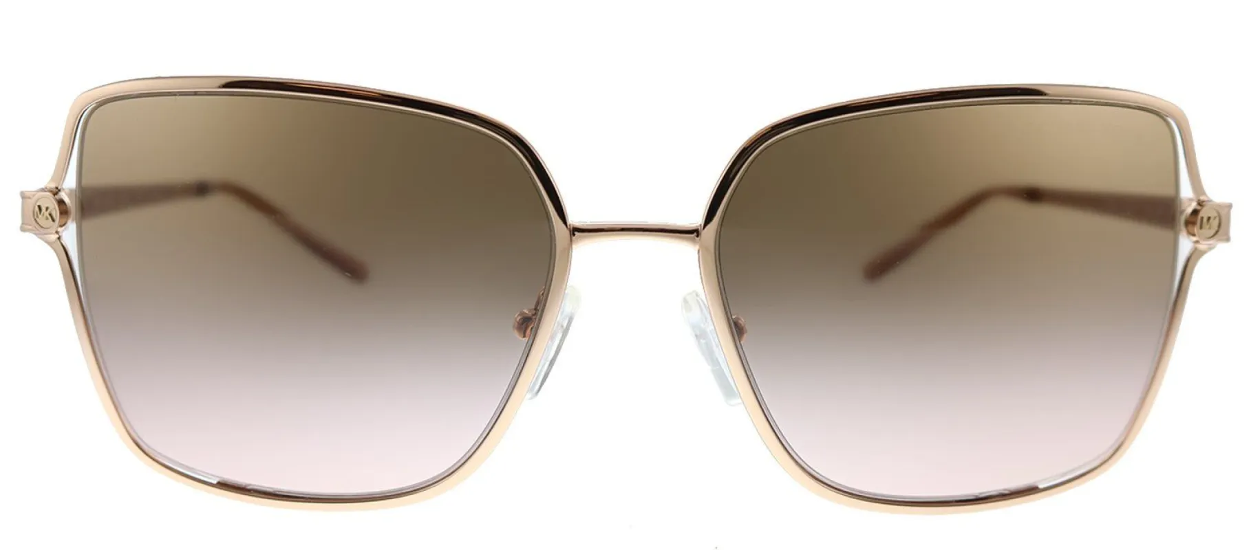 Michael Kors Cancun MK 1087 110811 Square Plastic Gold Sunglasses with Pink Gradient Lens sold by Gaffos